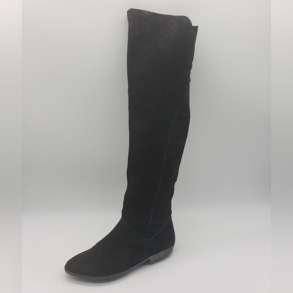 276- Amanda Smith Women's Tall Boots Genuine Spain Leather/Suede - Picture 2 of 9